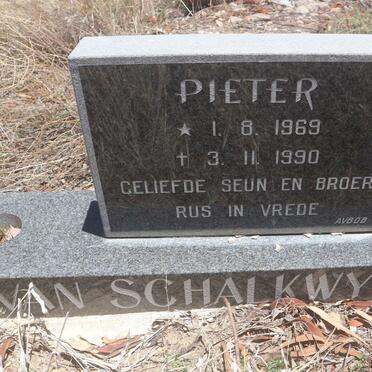 SCHALKWYK Pieter, van 1969-1990