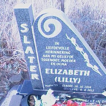 SLATER Elizabeth 1934-2012