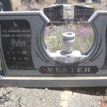VENTER Pieter 1908-1983 &amp; Martie 1914-1999