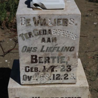 VILLIERS Bertie, de 1923-1923