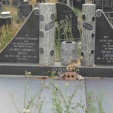 VOSLOO Jacobus Lodewicus Botha 1901-1964 &amp; Jocina Maria SCOTT 1913-1996