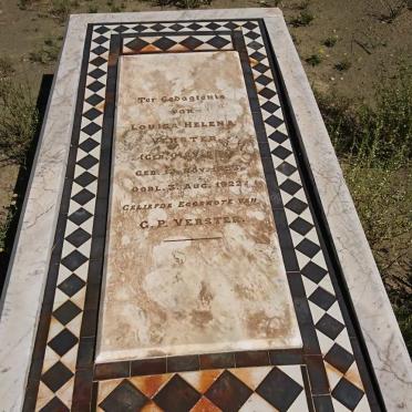 VERSTER Gerrit Pieter 1849-192? &amp; Louisa Helena OLIVIER 1853-1922