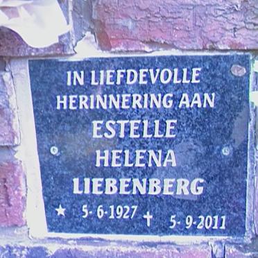 LIEBENBERG Estelle Helena 1927-2011