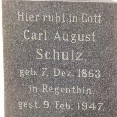SCHULZ Carl August 1863-1947