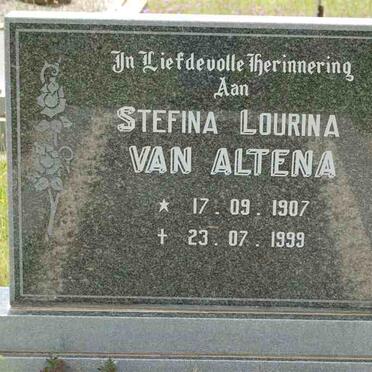 ALTENA Stefina Lourina, van  1907-1999
