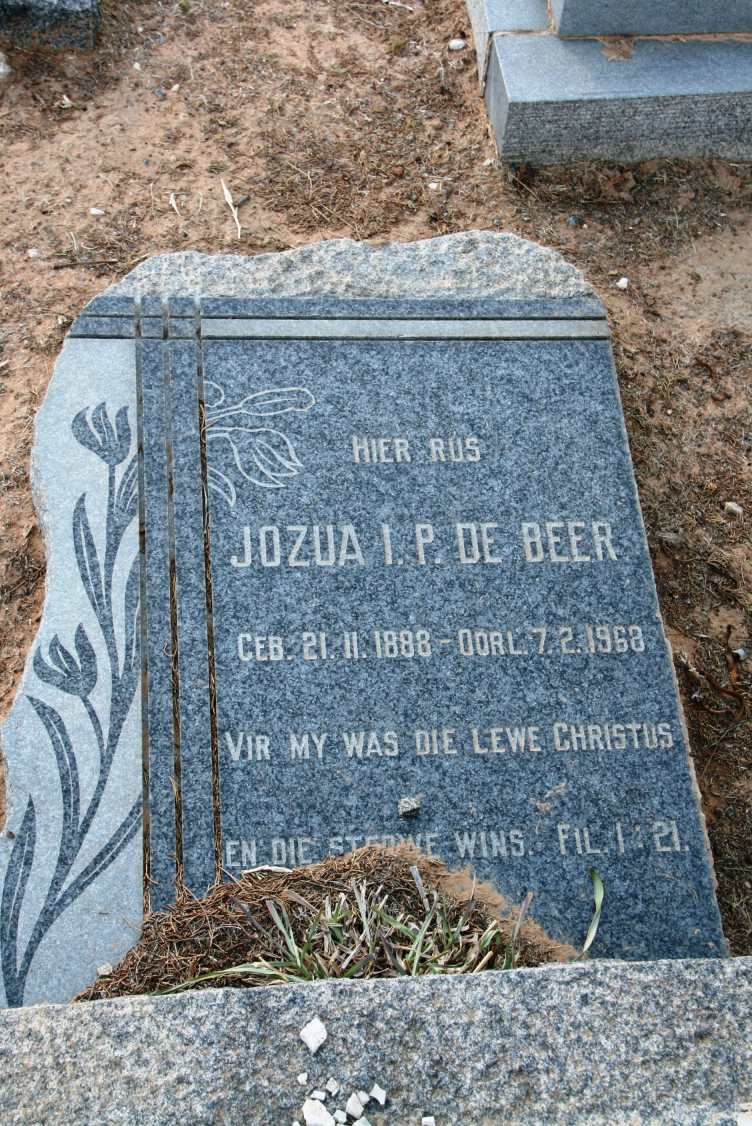 BEER Jozua I.P., de 1888-1968