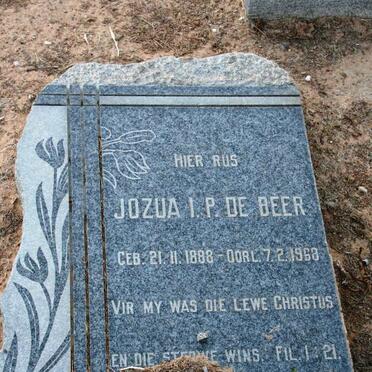 BEER Jozua I.P., de 1888-1968