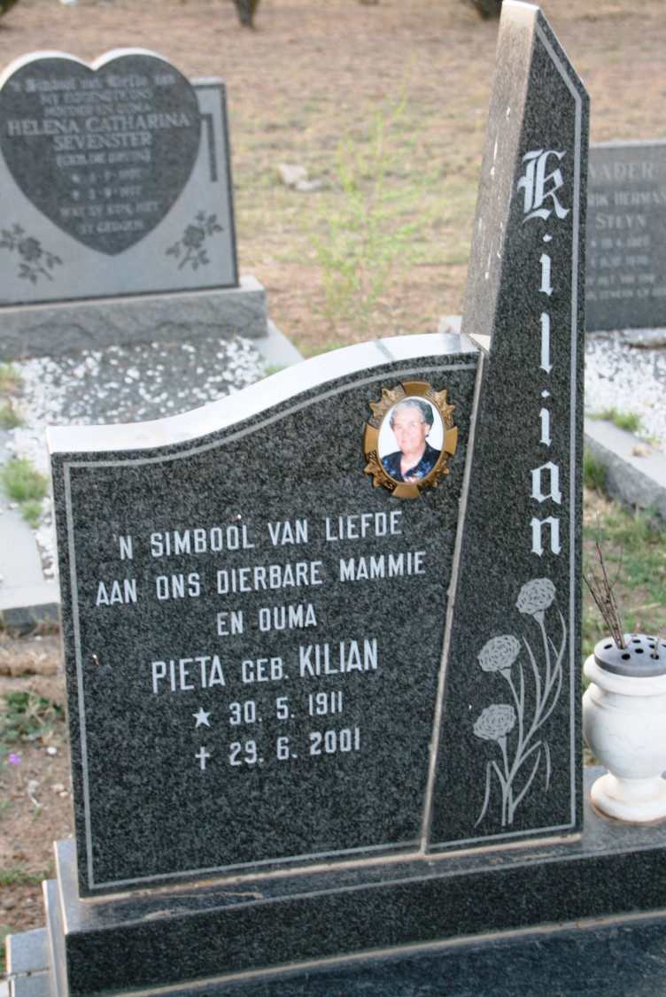 KILIAN Pieta nee KILIAN 1911-2001