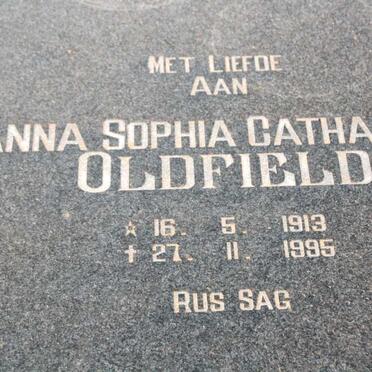 OLDFIELD Anna Sophia Catharina 1913-1995