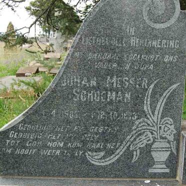 SCHOEMAN Johan Messer 19??-1973