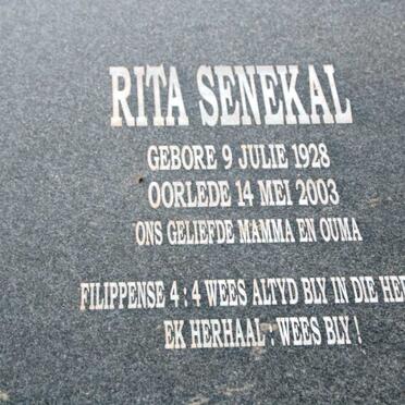 SENEKAL Rita 1928-2003