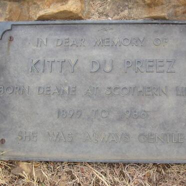 PREEZ Kitty, du nee DEANE 1899-1986