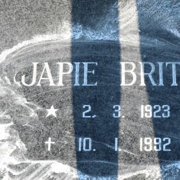 BRITZ Japie 1923-1992