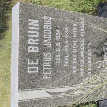 BRUIN Petrus Jacobus, de 1894-1933