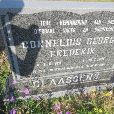 CLAASSENS Cornelius George Frederik 1920-2004