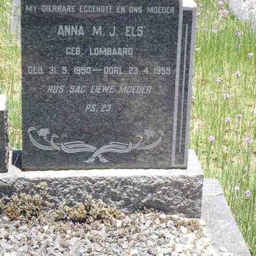 ELS Anna M.J. nee LOMBAARD 1890-1959