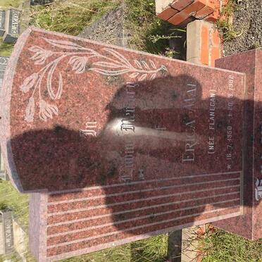 ERASMUS Erica Mae nee FLANEGAN 1950-1982