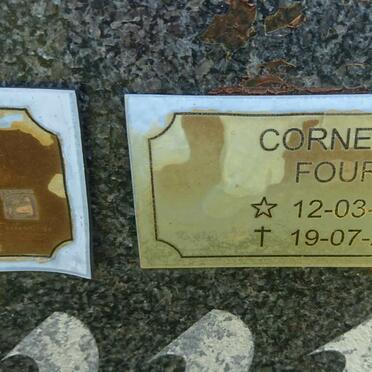 FOURIE Cornelia P. 1942-2012