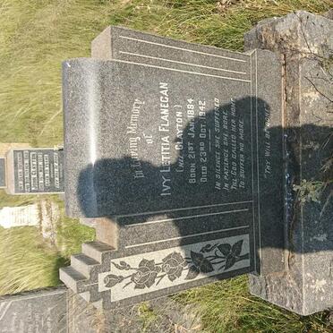 FLANEGAN Ivy Letitia nee CLAYTON 1884-1942