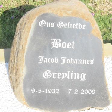 GREYLING Jacobus Johannes 1932-2009