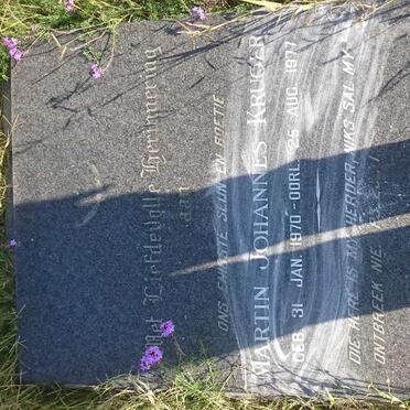 KRUGER Martin Johannes 1970-1977