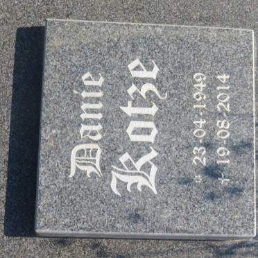 KOTZE Danie 1949-2014
