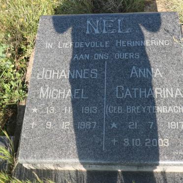 NEL Johannes Michael 1913-1987 &amp; Anna Catharina BREYTENBACH 1917-2003