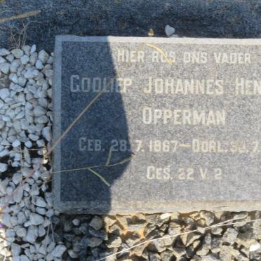 OPPERMAN Godliep Johannes Hendrik 1867-1958