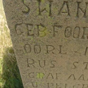 SWANEPOEL Maria Dorithea nee FOORD 1853-1945