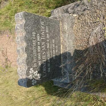 TONDER Cornelius, van 1925-1944