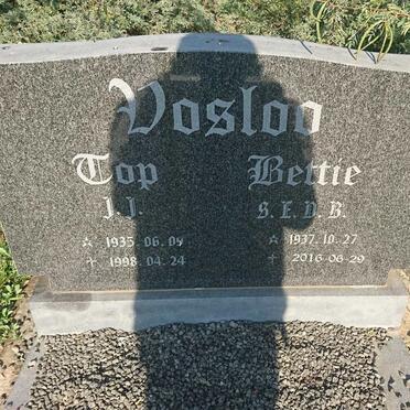 VOSLOO J.J. 1935-1998 &amp; S.E.D.B. 1937-2016