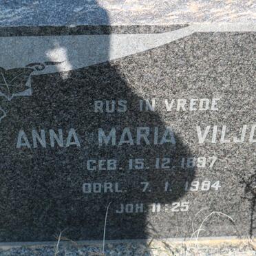 VILJOEN Anna Maria 1897-1984