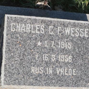 WESSELS Charles G.F. 1915-1956