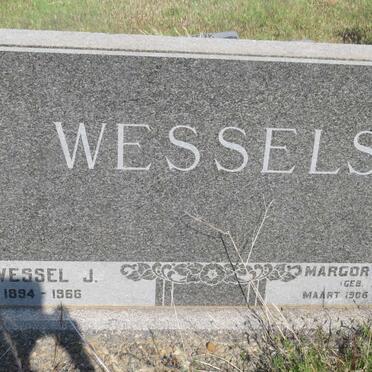 WESSELS Wessel J. 1894-1966 &amp; Margory Minnie JORDAN 1906-197?