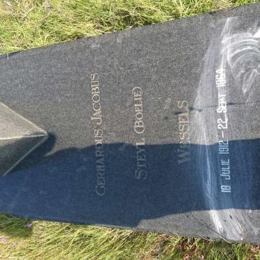 WESSELS Gerhardus Jacobus Steyl 1912-1964