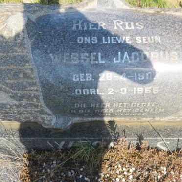 WESSELS Wessel Jacobus 1907-1955