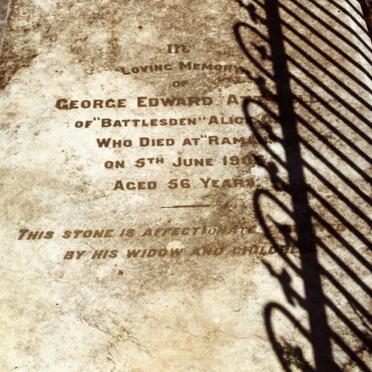 ATTWELL George Edward -190?