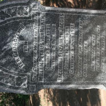 Free State, FAURESMITH district, Kalkfonteindam, Karreepoortjie, farm cemetery