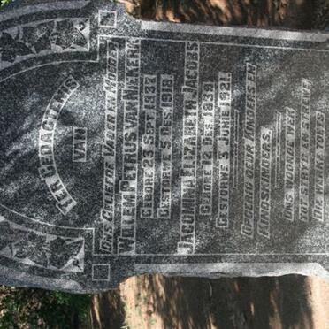 Free State, FAURESMITH district, Kalkfonteindam, Karreepoortjie, farm cemetery