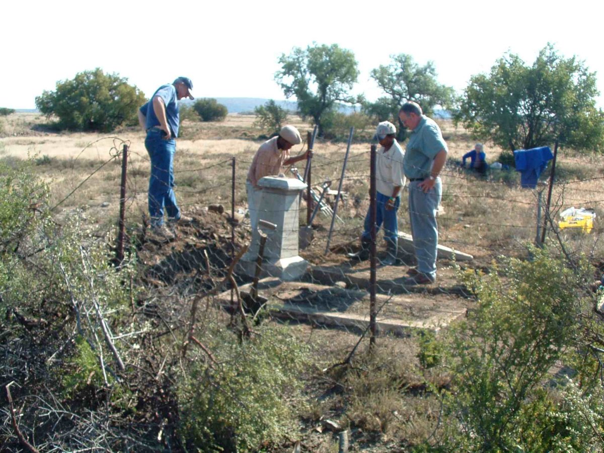 1. Repair work to graves