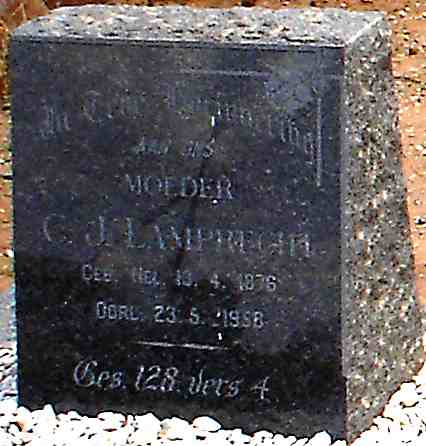 LAMPRECHT Catharina Johanna geb. NEL 1876-1956