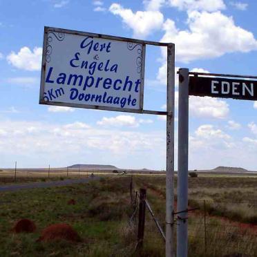 1. Doornlaagte plaas wegwyser