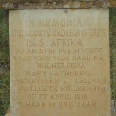 Free State, FICKSBURG, Uitkyk 87, farm cemetery