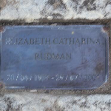RUDMAN Elizabeth Catharina 19??-200?