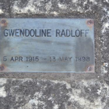 RADLOFF Gwendoline 1915-1998