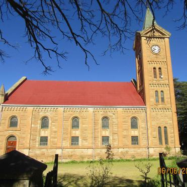 Free State, FICKSBURG, NG Kerk, Burgher Memorial and Memorial Wall