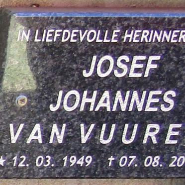 VUUREN Josef Johannes, van 1949 - 2019