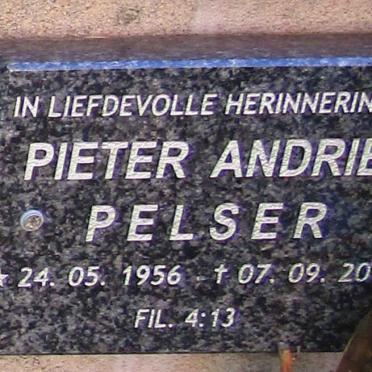 PELSER Pieter Andies 1956-2019