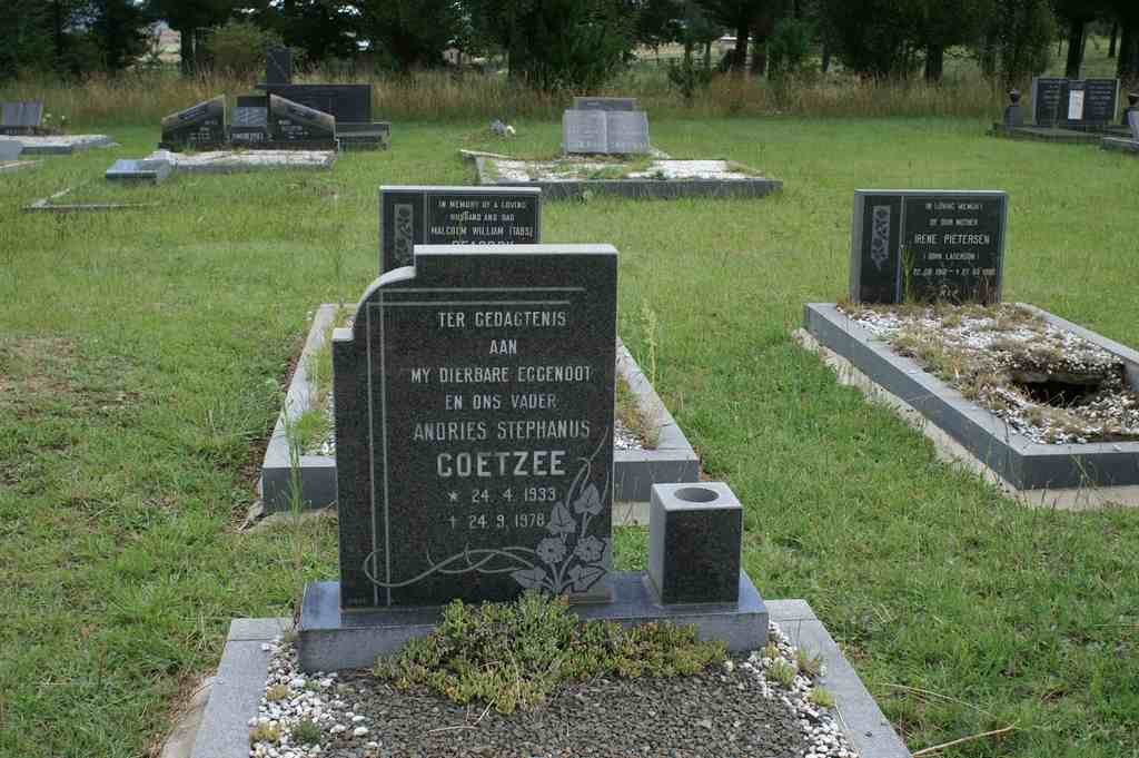 COETZEE Andries Stephanus 1933-1978