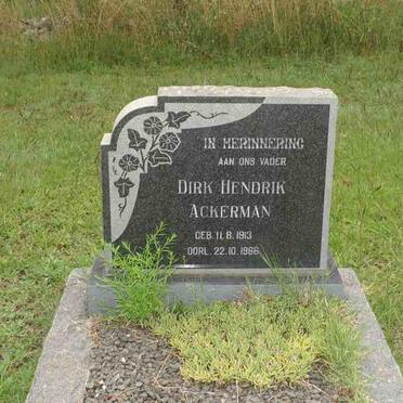ACKERMAN Dirk Hendrik 1913-1966